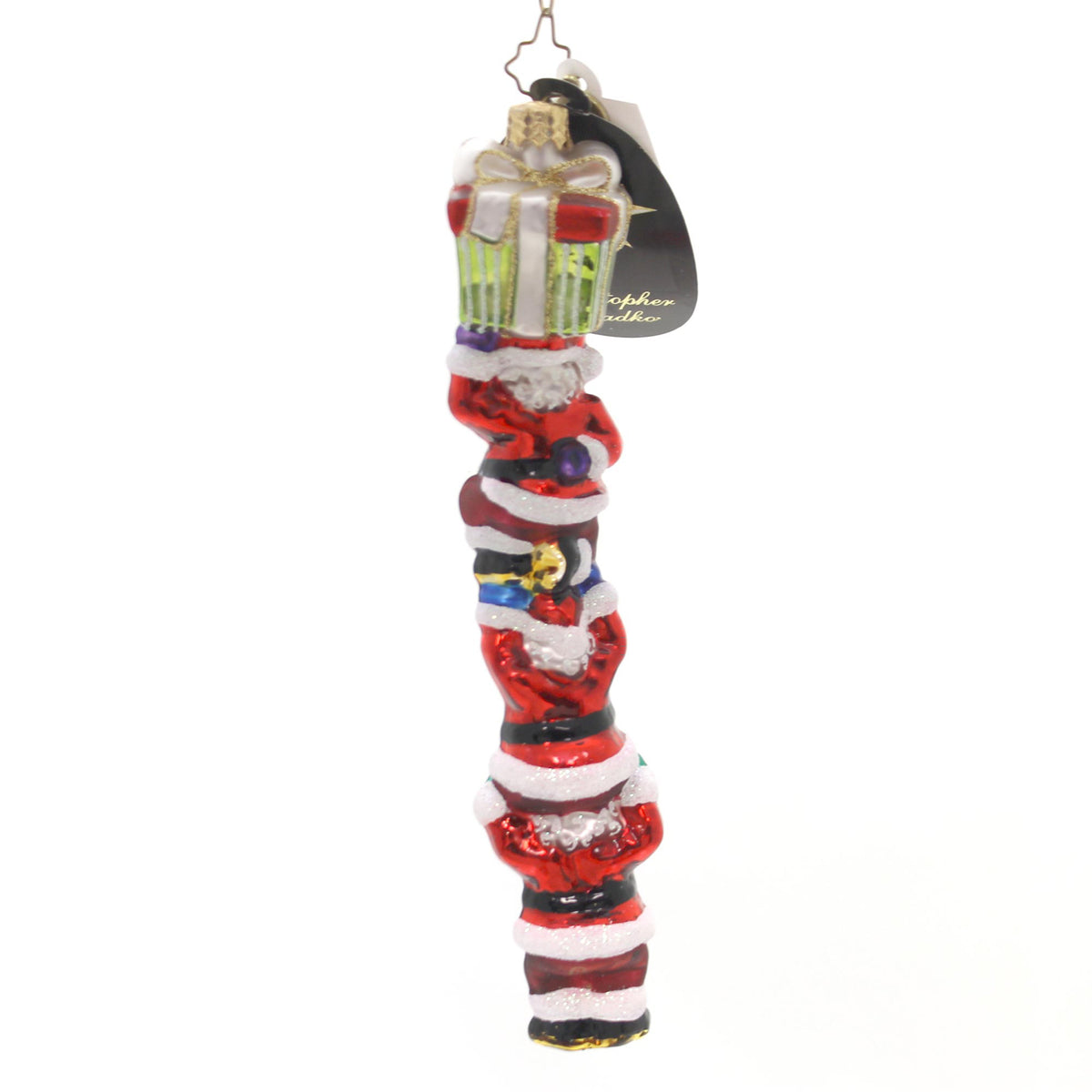 Christopher Radko Stackin' Claus - - SBKGifts.com