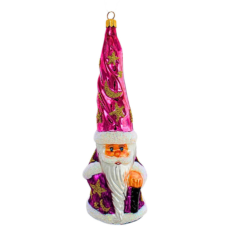 Christopher Radko Magic Munchkin Sbk Blown Glass Ornament Christmas Moon Wizard (848)