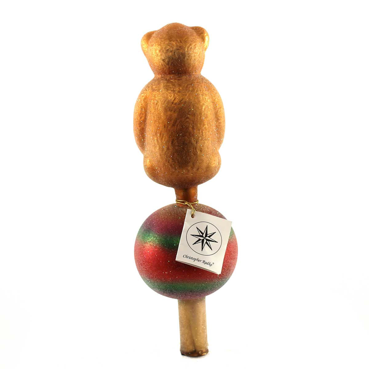Christopher Radko Joyful Ted Finial - - SBKGifts.com