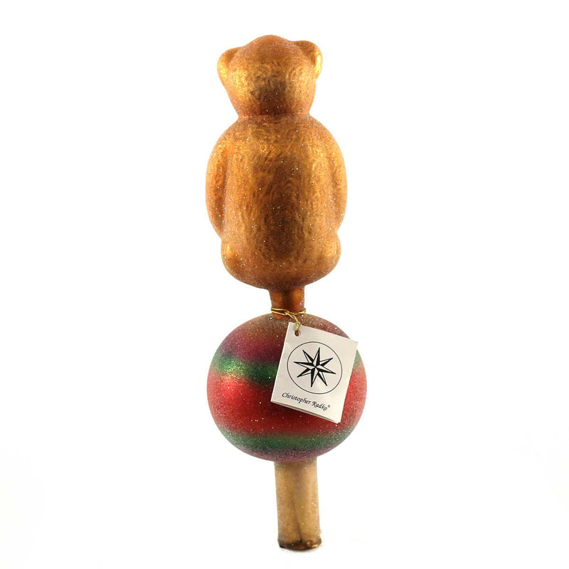 Christopher Radko Joyful Ted Finial - - SBKGifts.com
