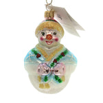 Christopher Radko Jolly Wrap Junior Glass Ornament Juvenile Diabetes (8960)