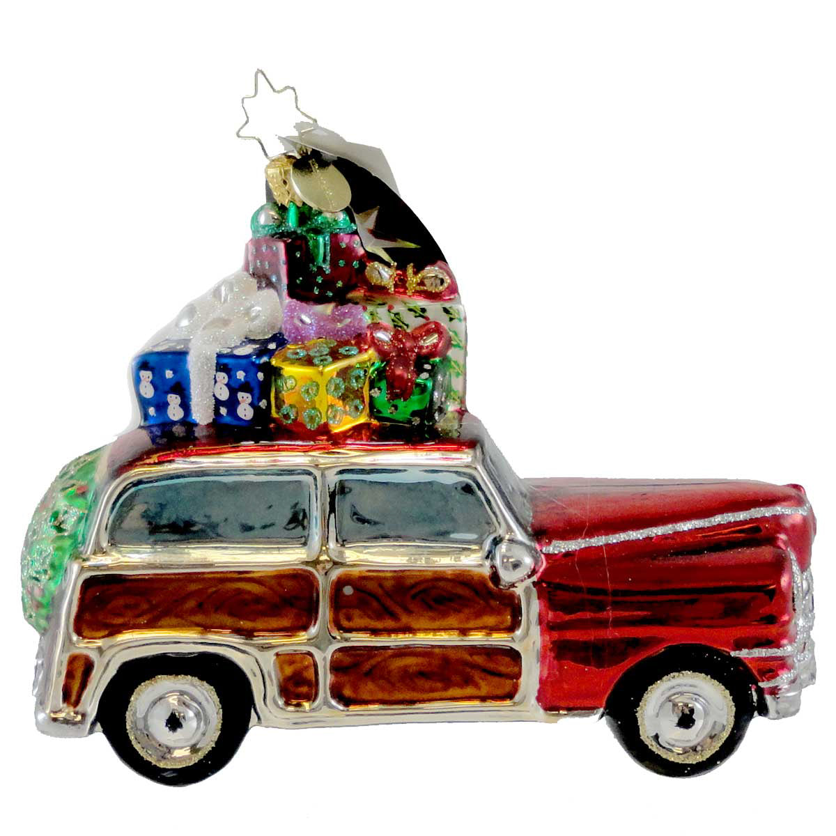 Christopher Radko Santa Sedan - - SBKGifts.com