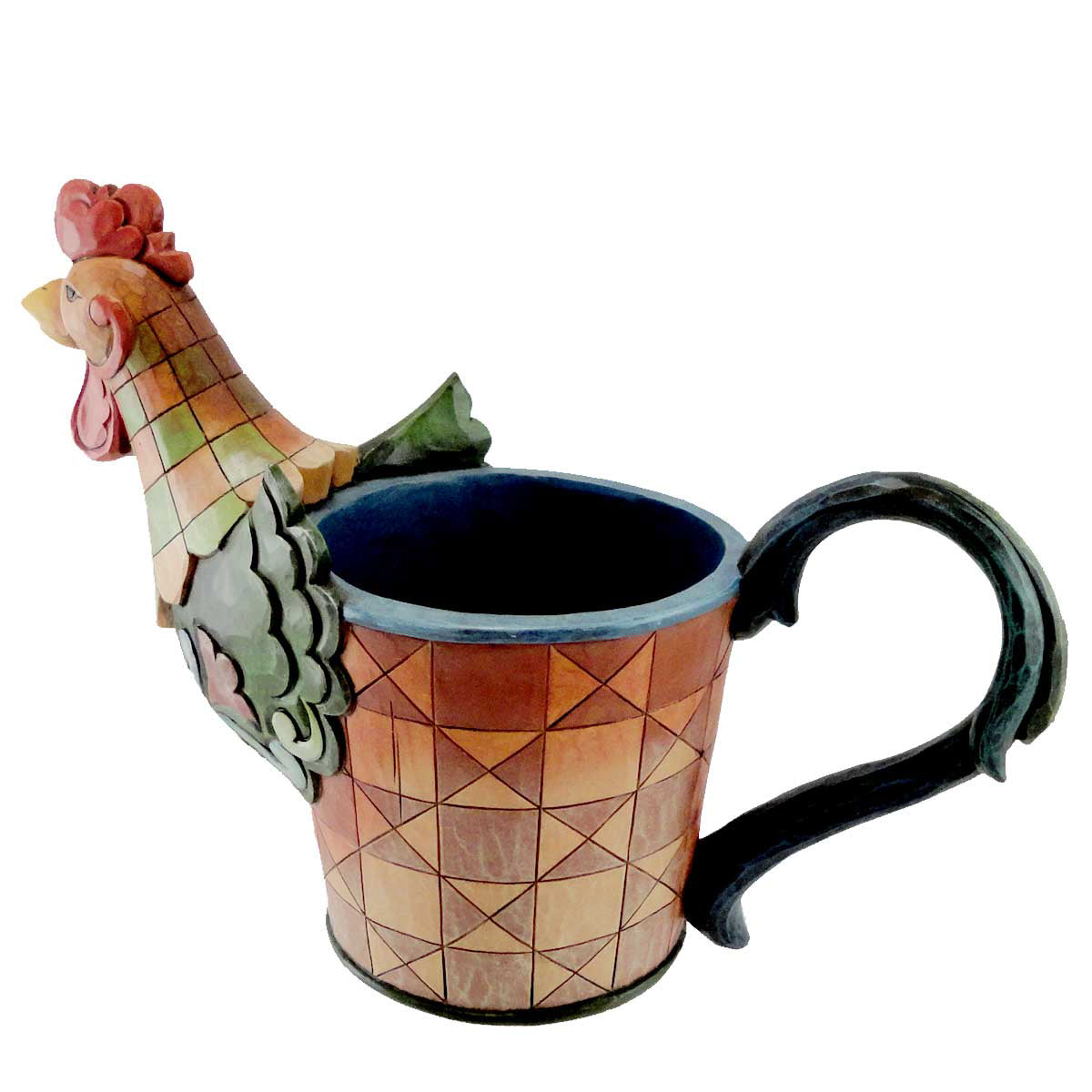 Jim Shore Rooster Planter - - SBKGifts.com