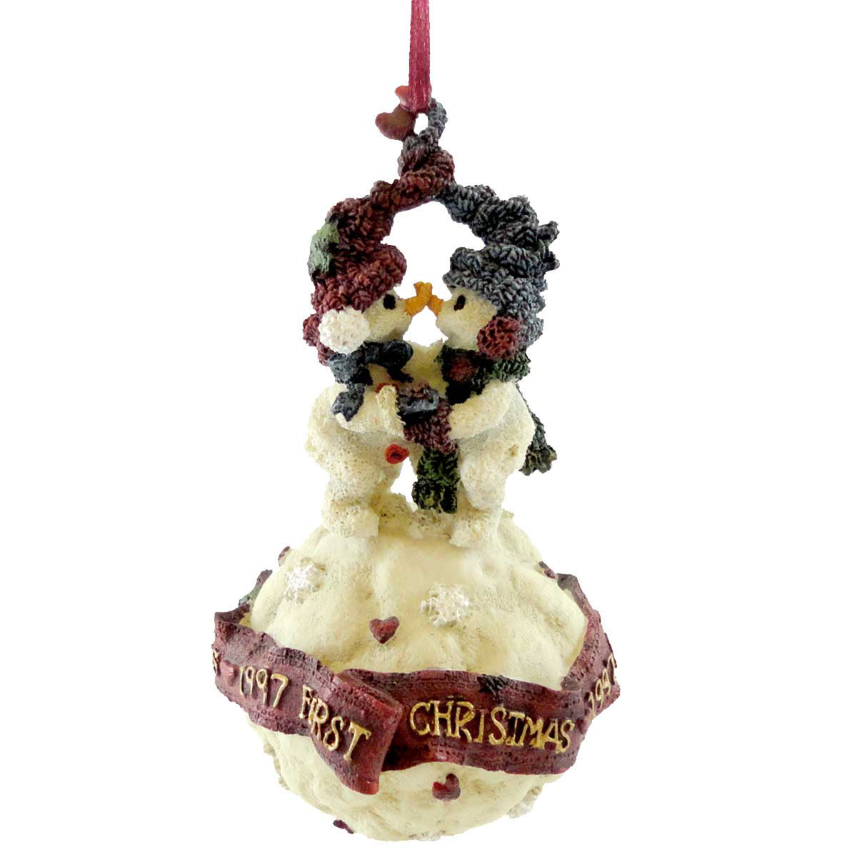 (9861) Mistletoe & Holly Ornament
