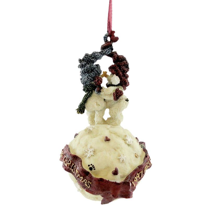 Boyds Bears Mistletoe & Holly Ornament - - SBKGifts.com