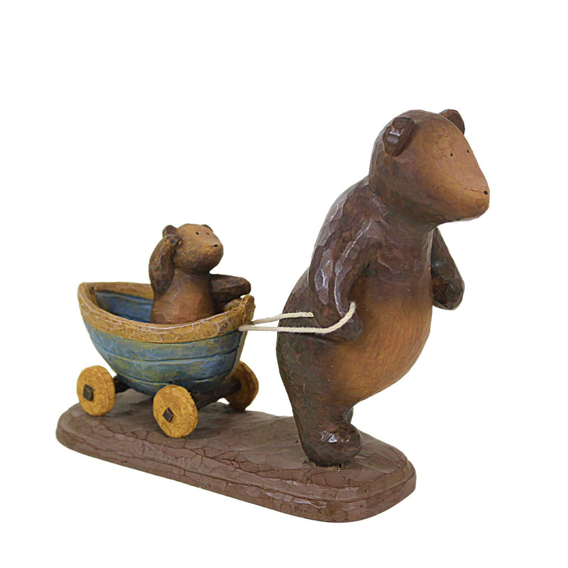 Boyds Bears Resin Our First Adventure - 1 Figurine 4.25 Inch, Wood - Pleasantville Family 370420 (9977)