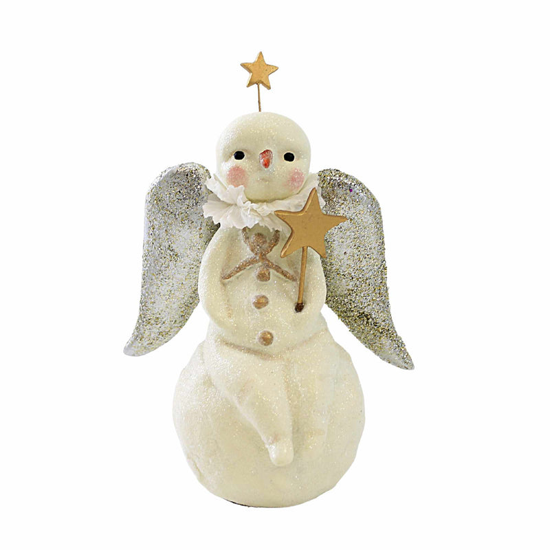 Dee Harvey Sittin' Pretty Angel - One Figurine 7.25 Inch, Polyresin - Christmas Snowman Star 81174 (Esc81174)