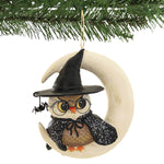 Bethany Lowe Witchy Owl On Moon Ornament - - SBKGifts.com