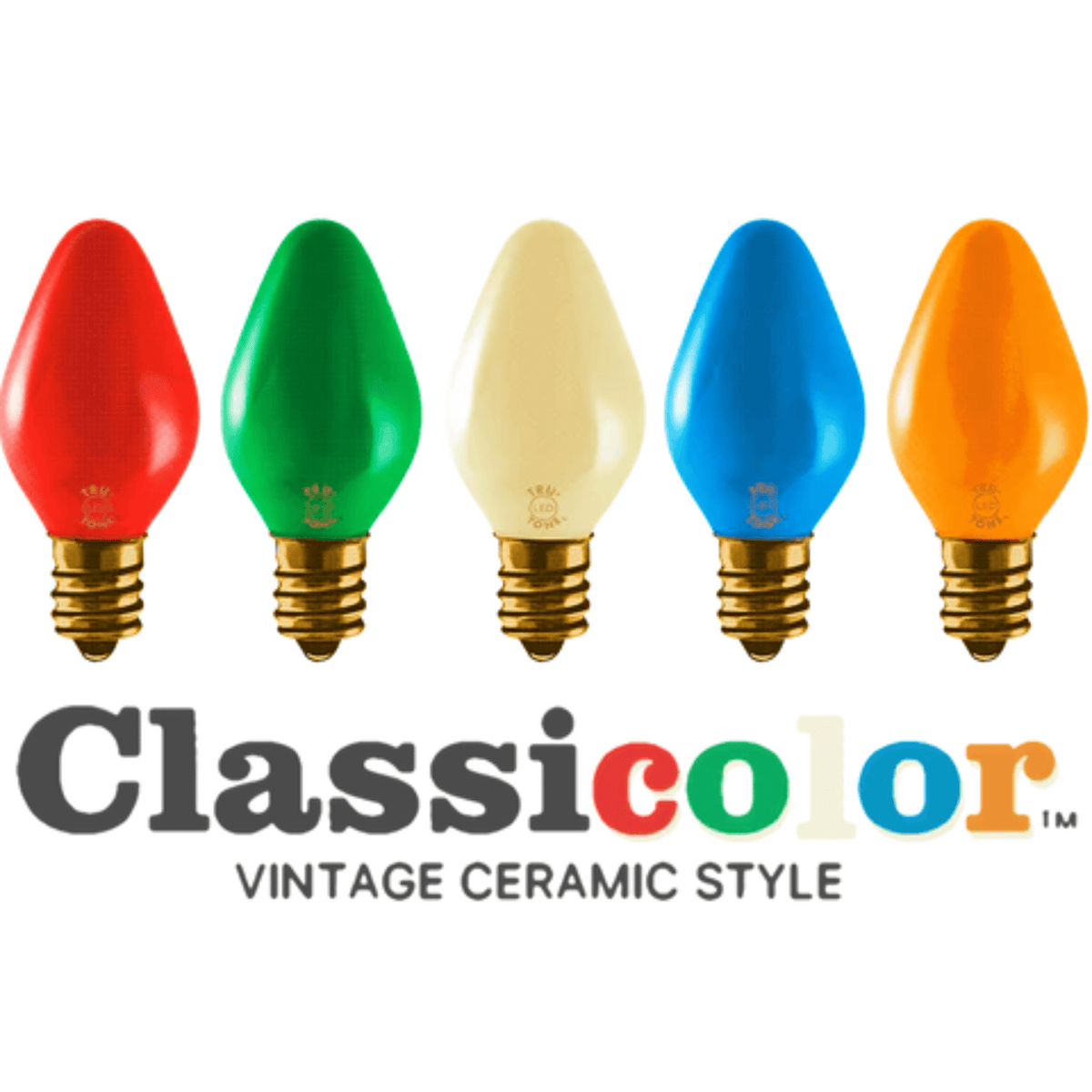 Pre-Order Tru-Tone C7 Classicolor Classic Mix 25 Ct Led Bulbs - - SBKGifts.com