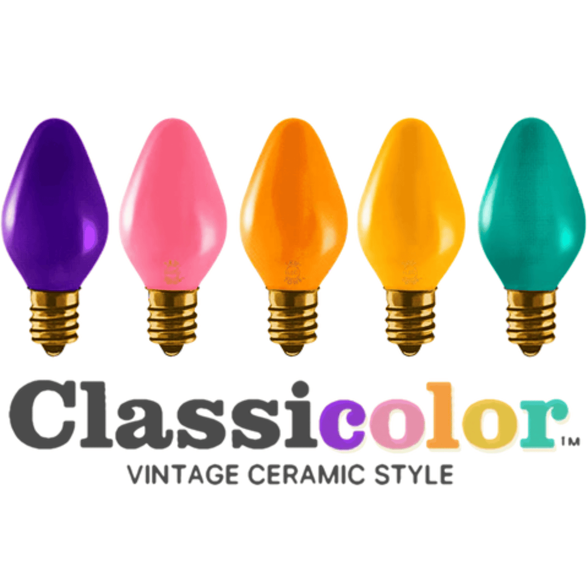 Pre-Order Tru-Tone C7 Classicolor Mod Mix 25 Ct Led Bulbs - - SBKGifts.com