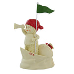 Snowbabies Santa's Support Staff - One Figurine 5.5 Inch, Porcelain - Department 56 Sailboat Christmas 6012324 (Ene6012324)