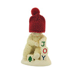 Snowbabies Make Your Own Joy - One Figurine 4.0 Inch, Porcelain - Blocks Red Knit Hat 6012328 (Ene6012328)
