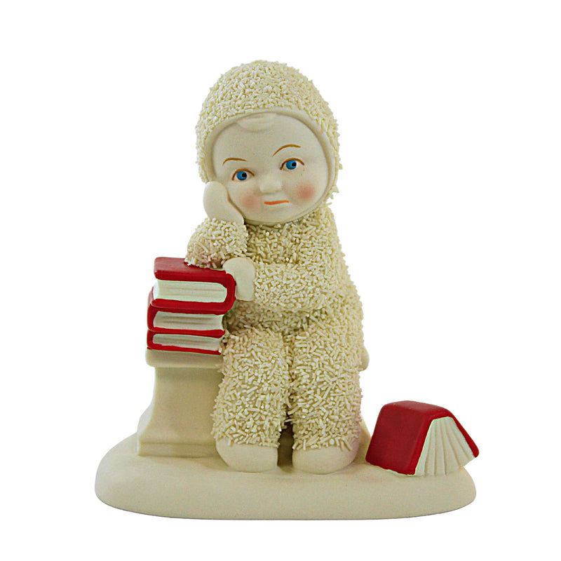 Snowbabies So Many Books, So Little Time - One Figurine 4.0 Inch, Porcelain - Department 56 Reading Leisure 6012349 (Ene6012349)
