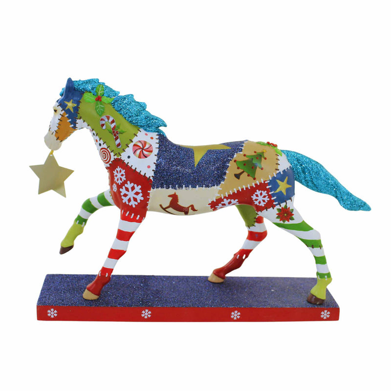 Trail Of Painted Ponies Holiday Patchwork Pony - - SBKGifts.com