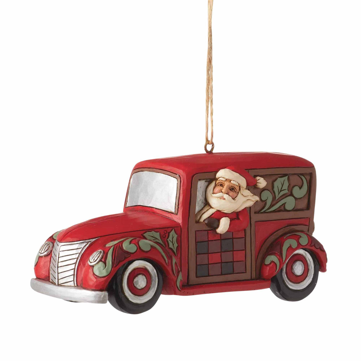 (Ene6012874) Highland Glen Santa In Woodie Wagon