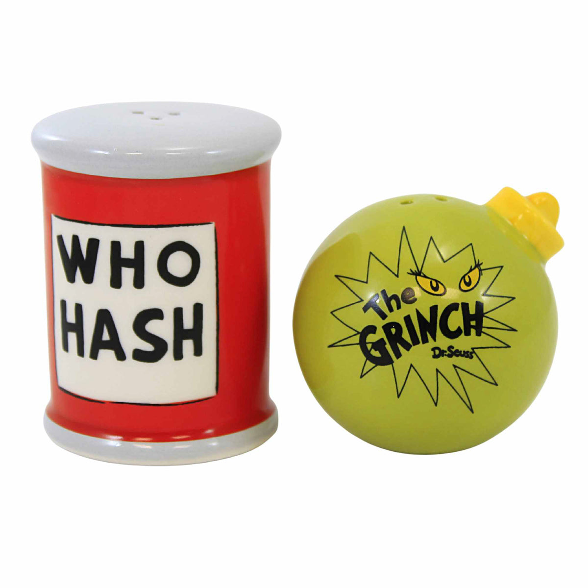 (Ene6013493) Grinch Sculpted Salt & Pepper Set