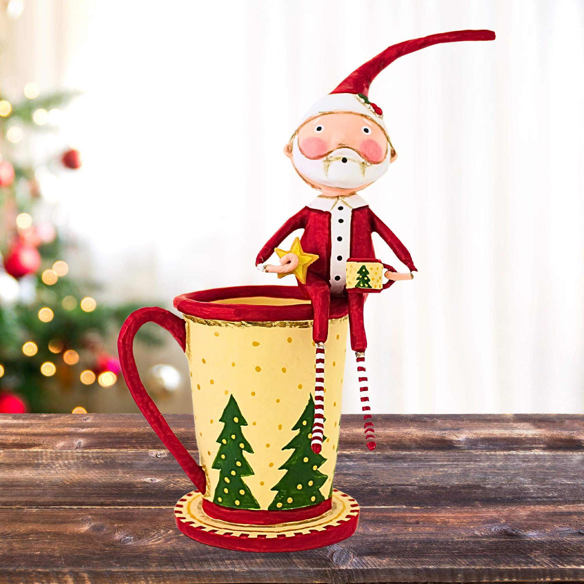Lori Mitchell Cocoa & Cookies Santa - - SBKGifts.com