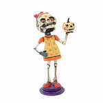 Jorge De Rojas Marcella - One Figurine 8.75 Inch, Polyresin - Halloween Skeleton Pumpkin 43056 (Esc43056)