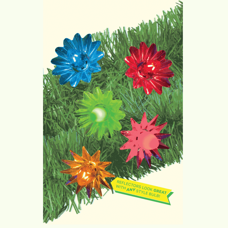 Tru-Tone Silver Faceted Accessory Reflectors 10-Pack - - SBKGifts.com