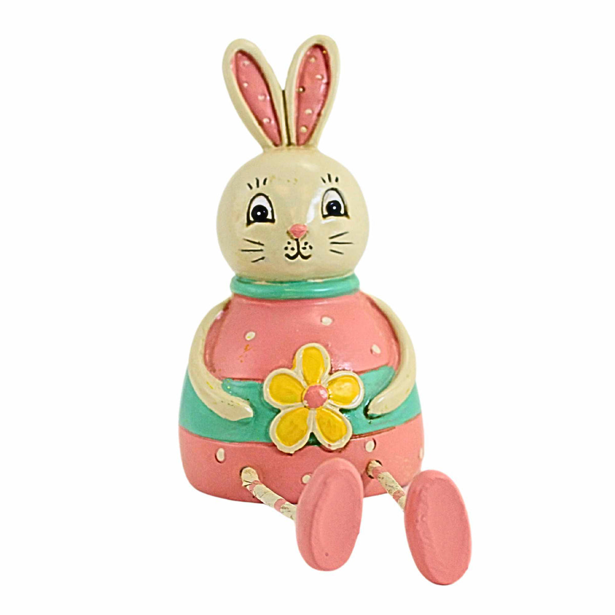 (Fub63747) Fixer Upper Bin Bunny Figurine