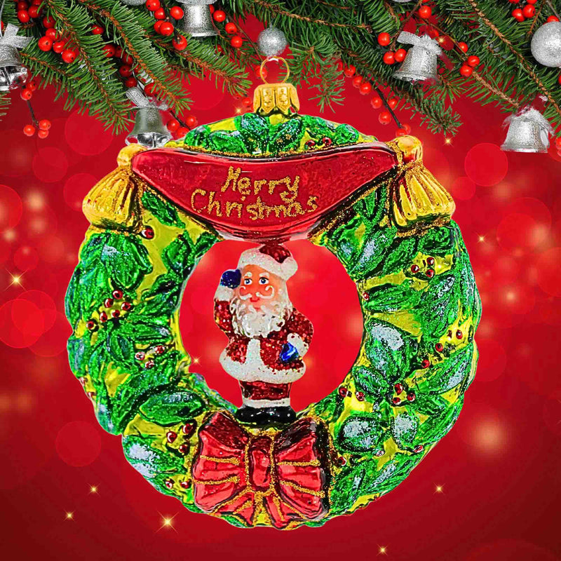 The Ornament King Merry Wreath - - SBKGifts.com