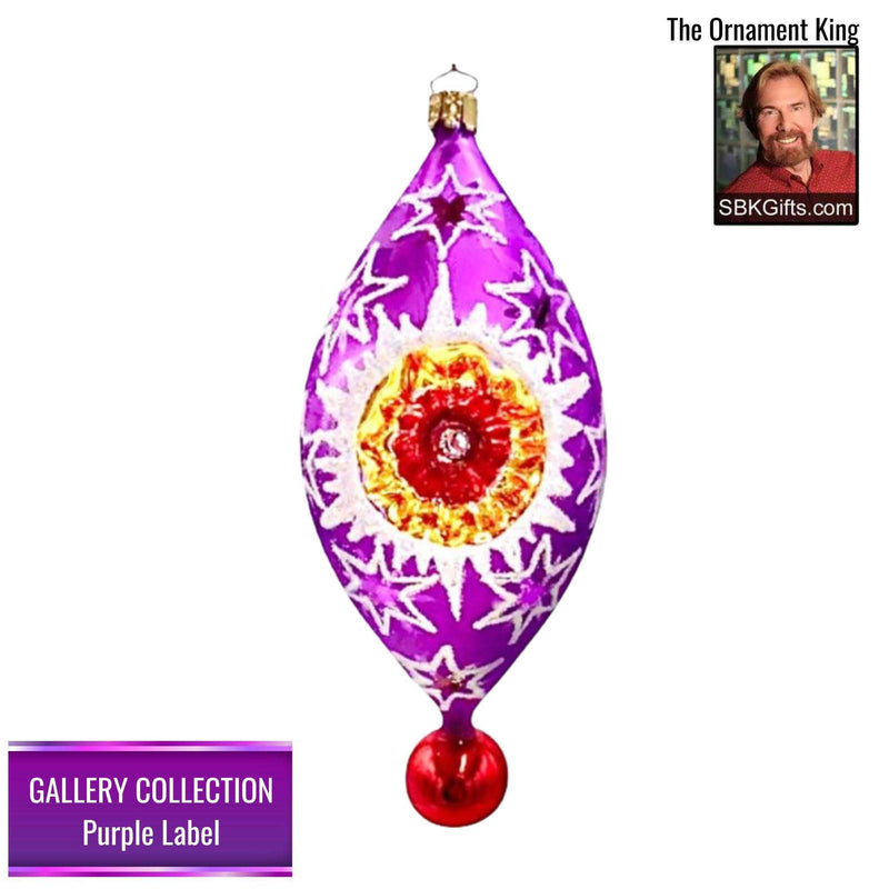 Preorder Hy 24 Quasar 24 Purple - 1 Glass Ornament Inch, - Gallery Purple Label 30075 (Hy30075)