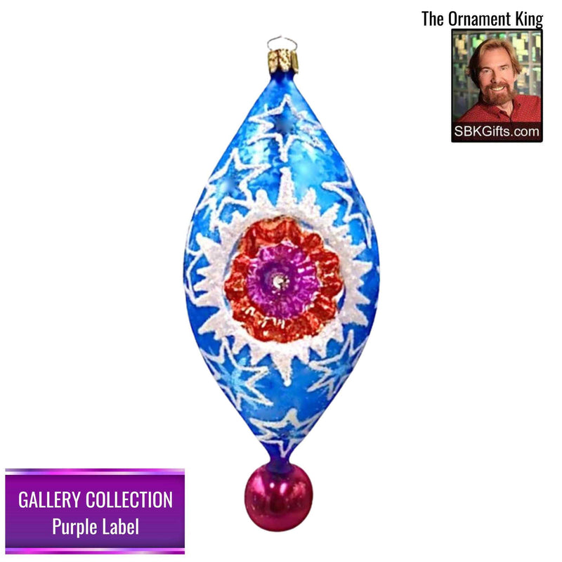 Preorder Hy 24 Quasar 24 Blue - 1 Glass Ornament Inch, - Gallery Purple Label 30095 (Hy30095)
