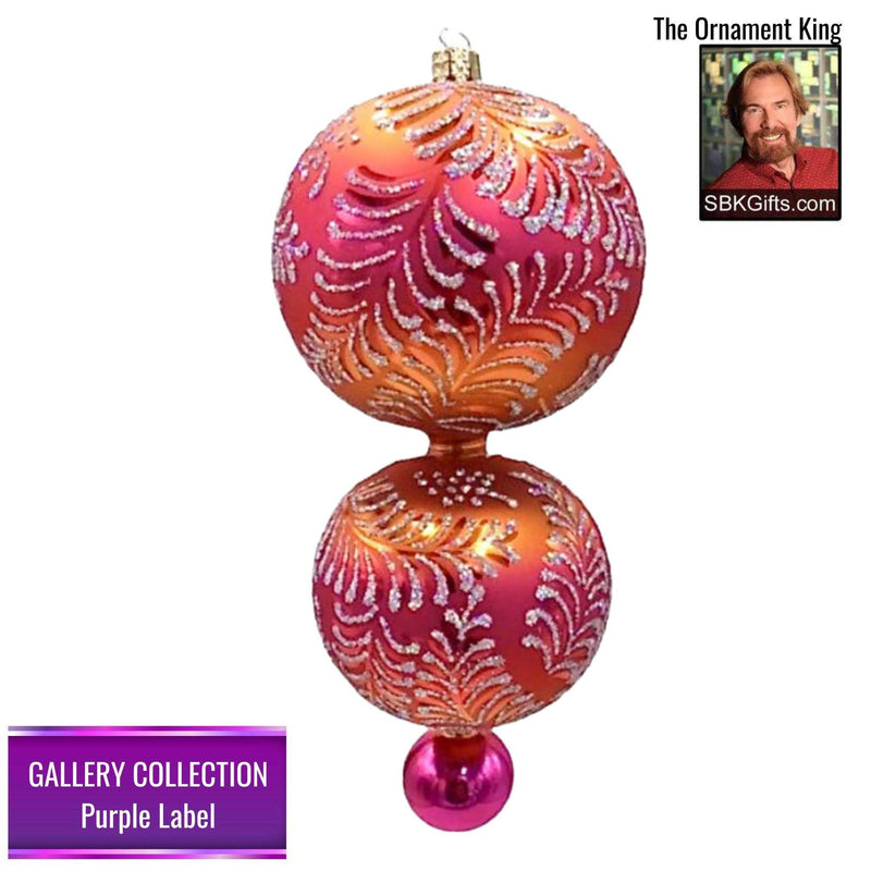 Preorder Hy 24 Rainbow Dreamer 24 Orange - 1 Glass Ornament Inch, - Gallery Purple Label 30115 (Hy30115)