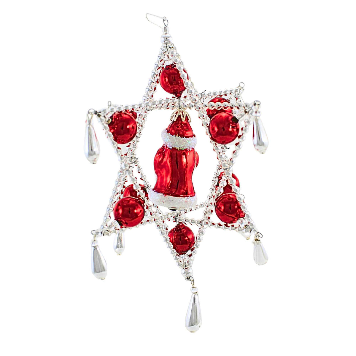 The Ornament King 3D Santa Star Luxe - - SBKGifts.com