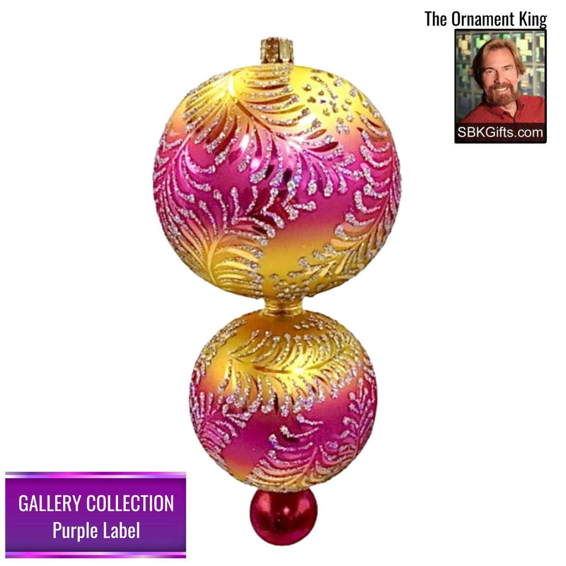 Preorder Hy 24 Rainbow Dreamer 24 Gold - 1 Glass Ornament Inch, - Gallery Purple Label 30135 (Hy30135)