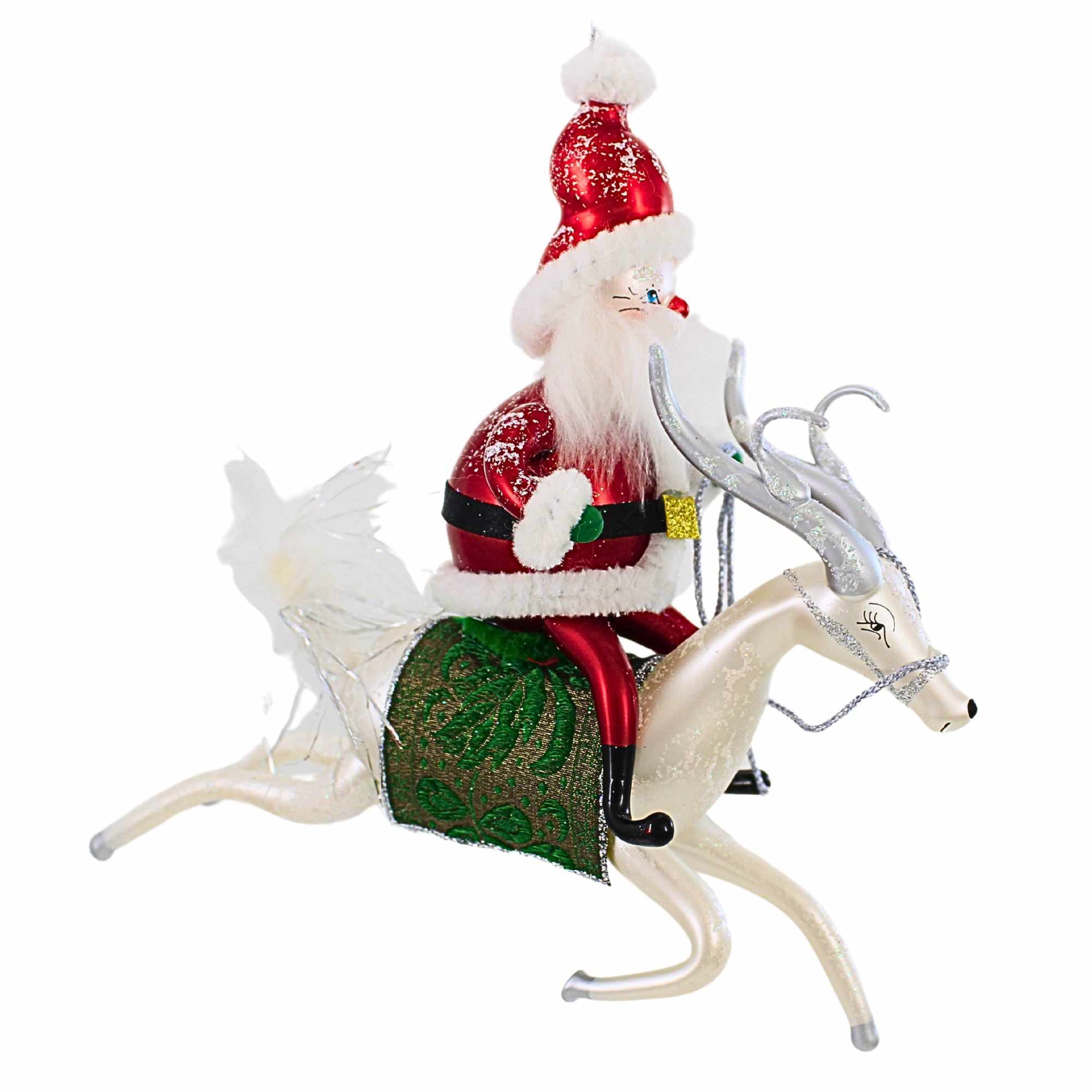Ornament King 7.50In Off In A Twinkle, Glass, Gallery Purple Label