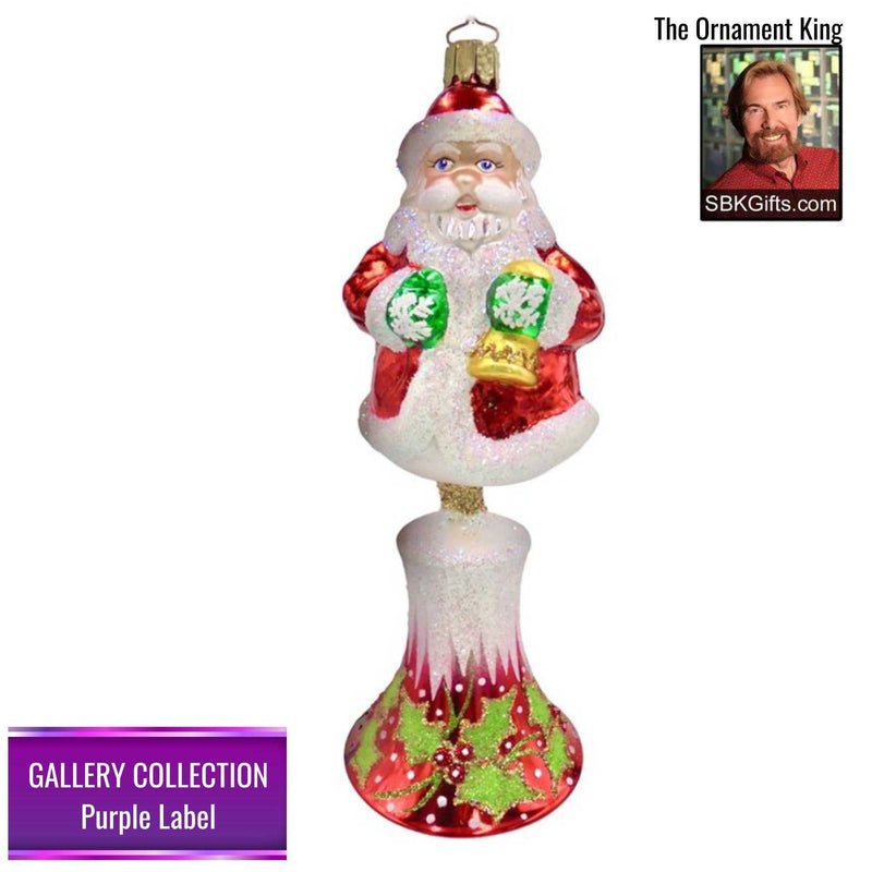 Preorder Hy 24 Merry Ringer - 1 Glass Ornament Inch, - Gallery Purple Label 30225 (Hy30225)