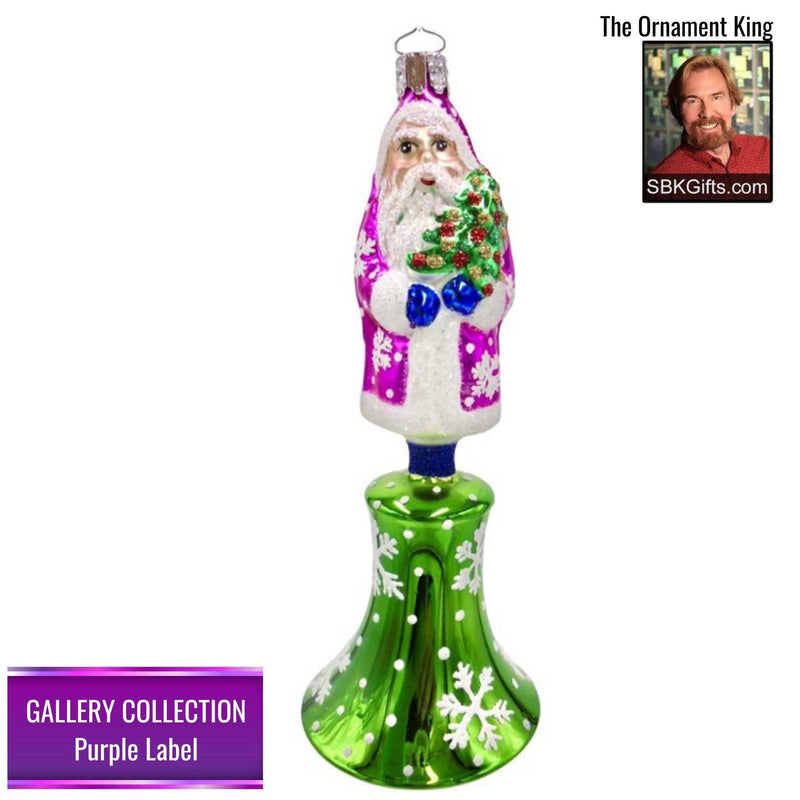 Preorder Hy 24 This Bell's For You - 1 Glass Ornament Inch, - Gallery Purple Label 30375 (Hy30375)
