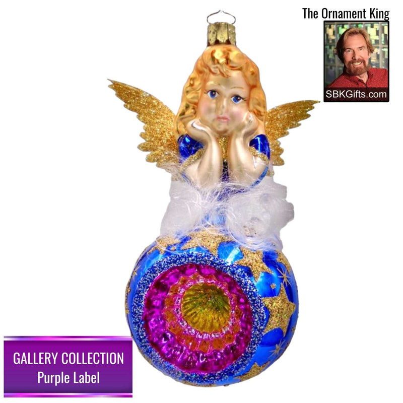 Preorder Hy 24 Star Dreamer - 1 Glass Ornament Inch, - Gallery Purple Label 30415 (Hy30415)
