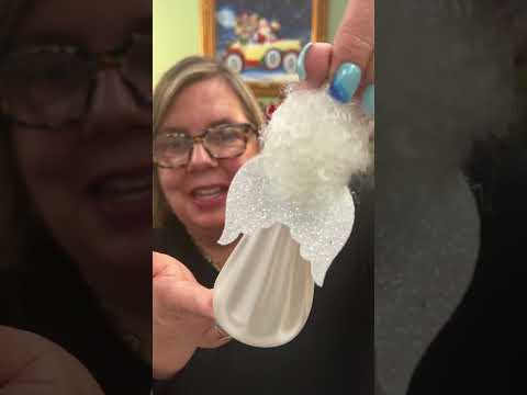 De Carlini Italian Ornaments Celestial Snow Angel - - SBKGifts.com