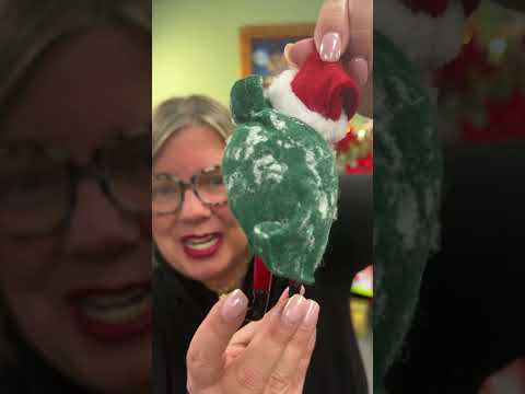 De Carlini Italian Ornaments Candy Cane Courier - - SBKGifts.com