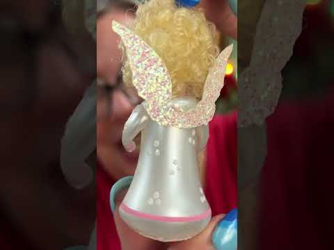 De Carlini Italian Ornaments Angelina In Pink - - SBKGifts.com