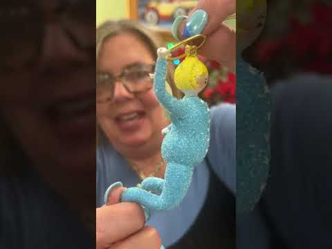 De Carlini Italian Ornaments Baby Blue Angel - - SBKGifts.com