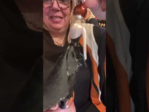 De Carlini Italian Ornaments Noir At Christmas Charity Gala - - SBKGifts.com