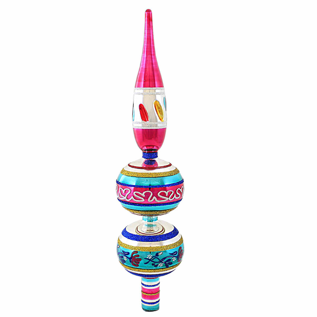 Christopher Radko Christmas Confetti Finial - - SBKGifts.com