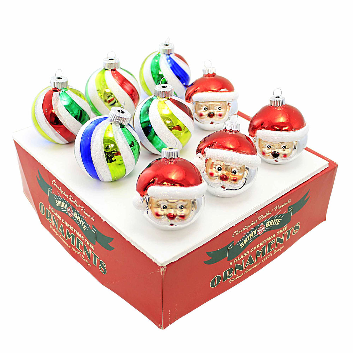 Christopher Radko Decorated Shapes And Rounds - - SBKGifts.com