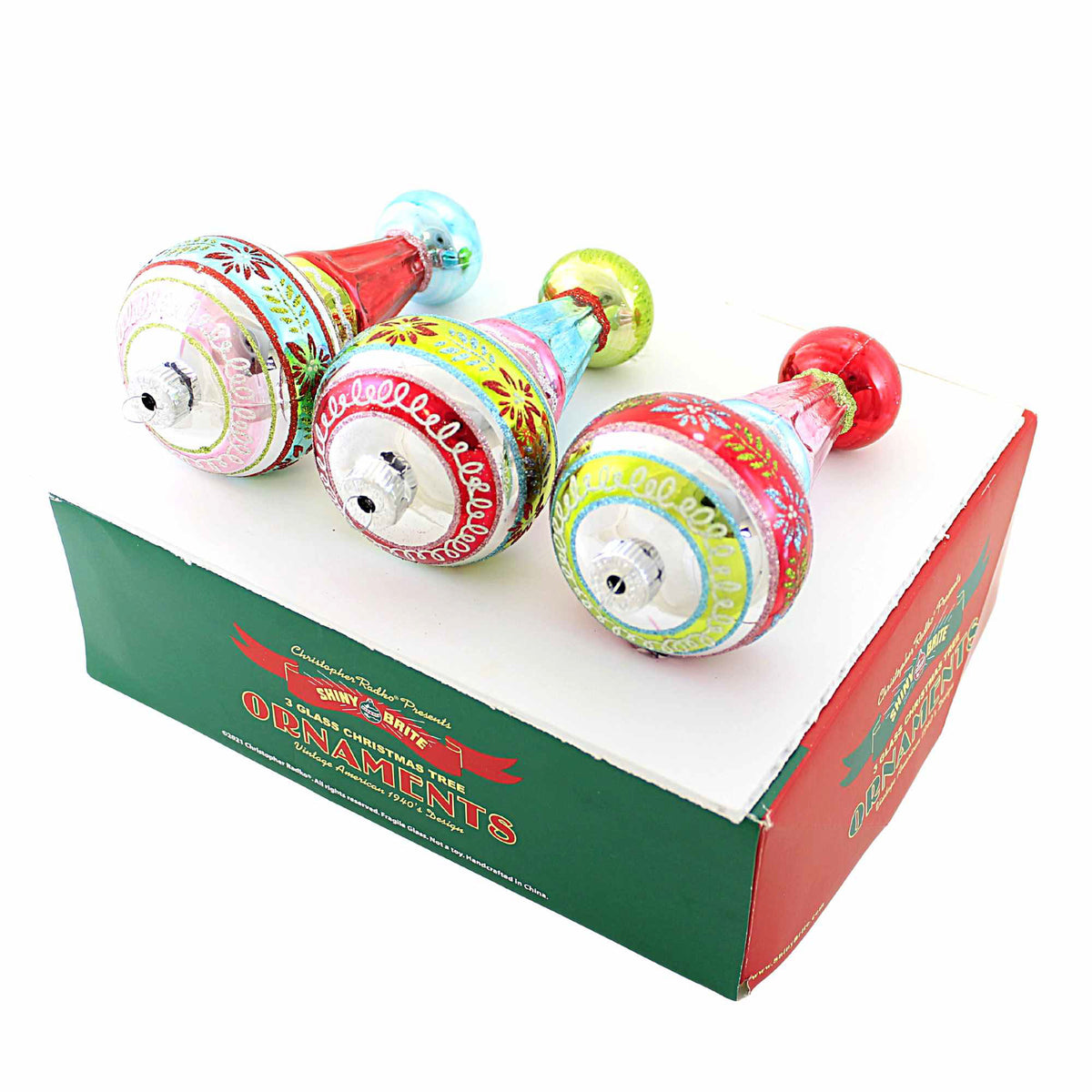 Christopher Radko Ff Decorated Shapes - - SBKGifts.com