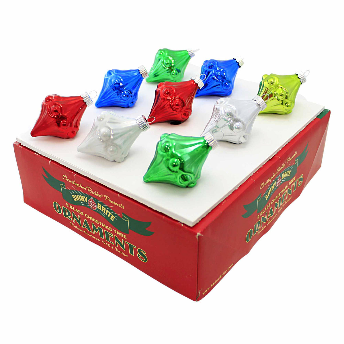 Christopher Radko Diamond Rounds - - SBKGifts.com