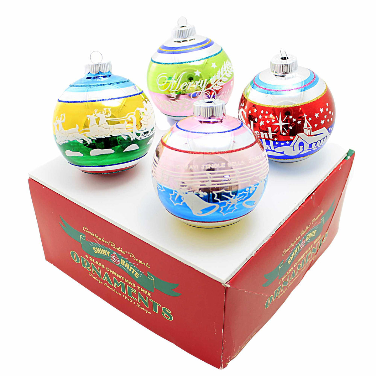 Christopher Radko Signature Decorated Rounds - - SBKGifts.com