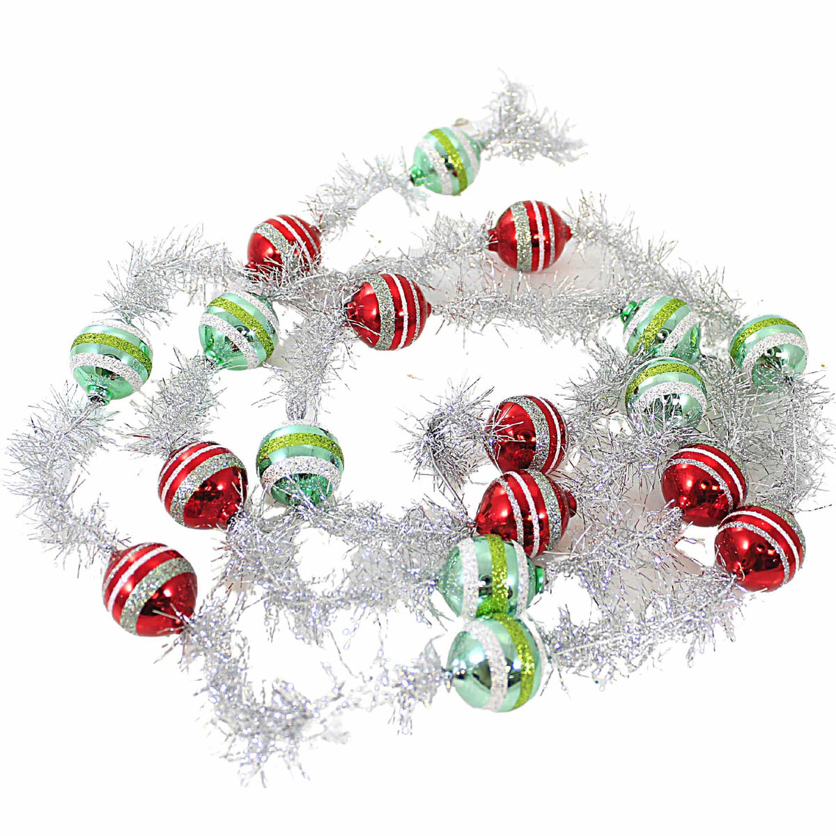 Christopher Radko Striped Rounds Garland - - SBKGifts.com