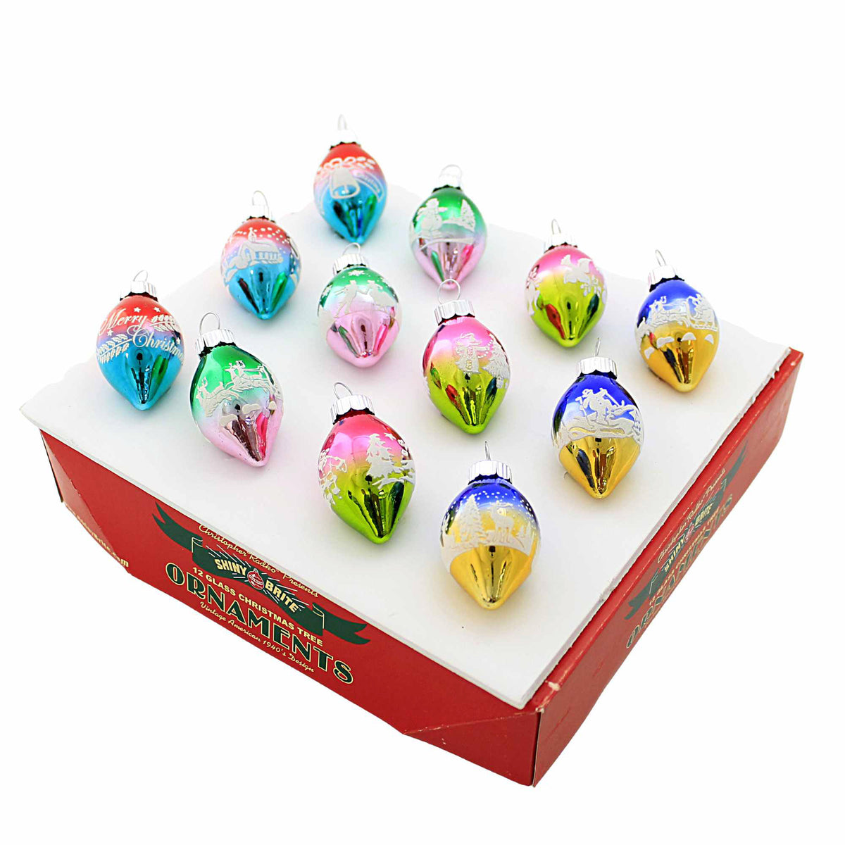 Christopher Radko Signature Flocked Tulips - - SBKGifts.com