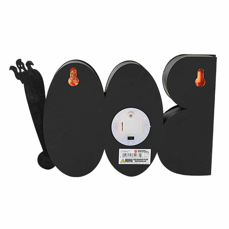 Roman Boo Sign With Bats And Ghosts - - SBKGifts.com