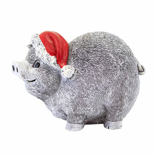 Roman Piggy Pudgy Pal W/Santa Hat - - SBKGifts.com