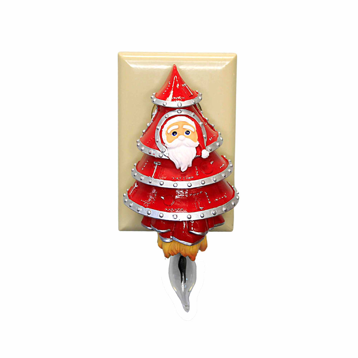 (Rom160344) Santa In Spaceship Nightlight