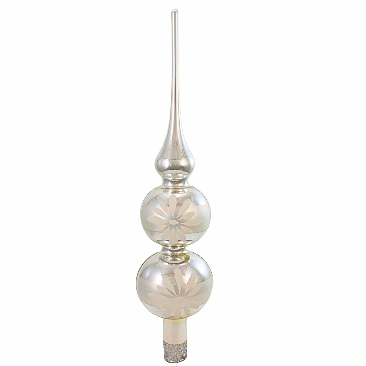 (Sec47199) Seconds Silver Tree Topper With Daisies